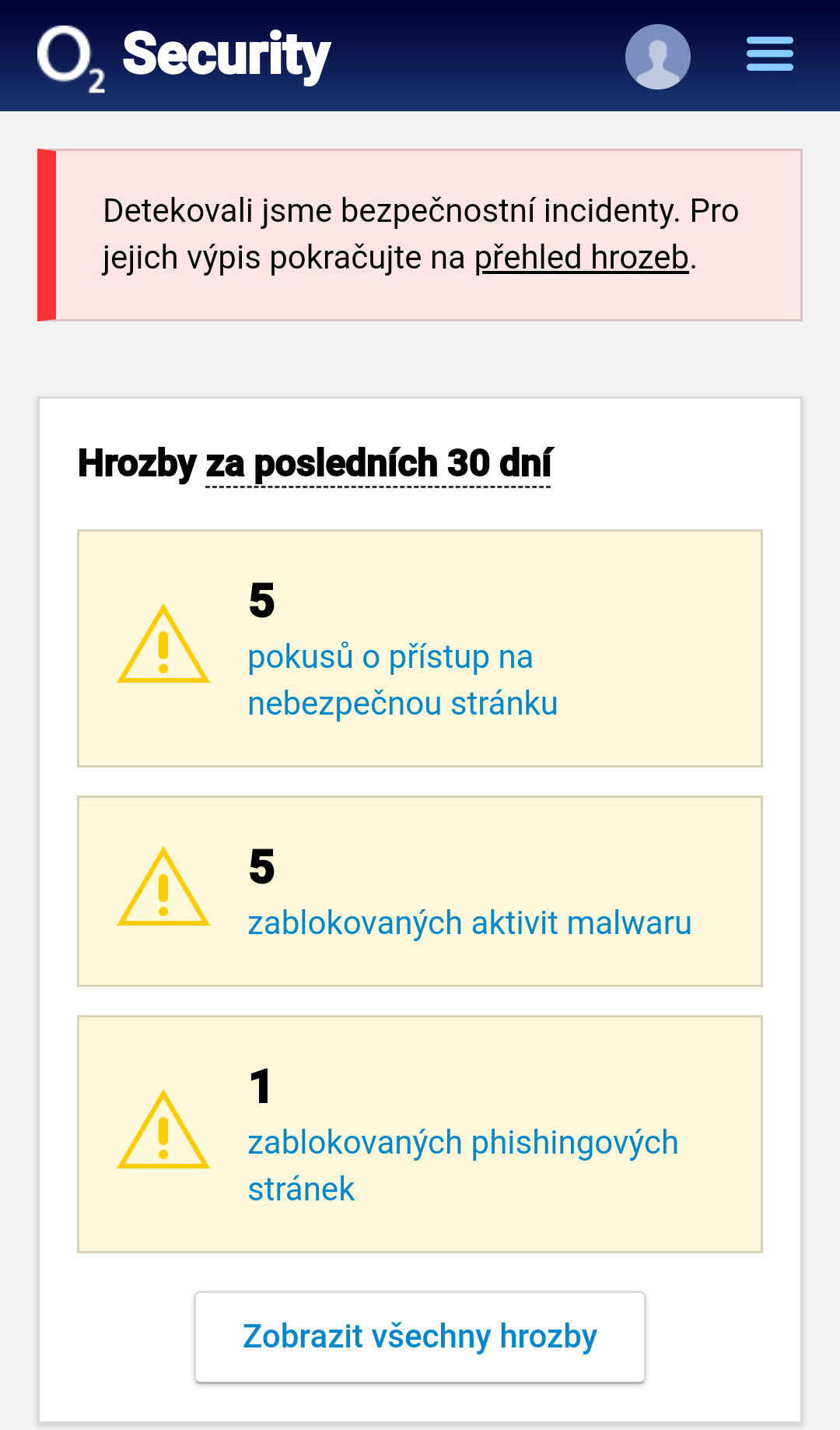 O2 Podpora O2 Security