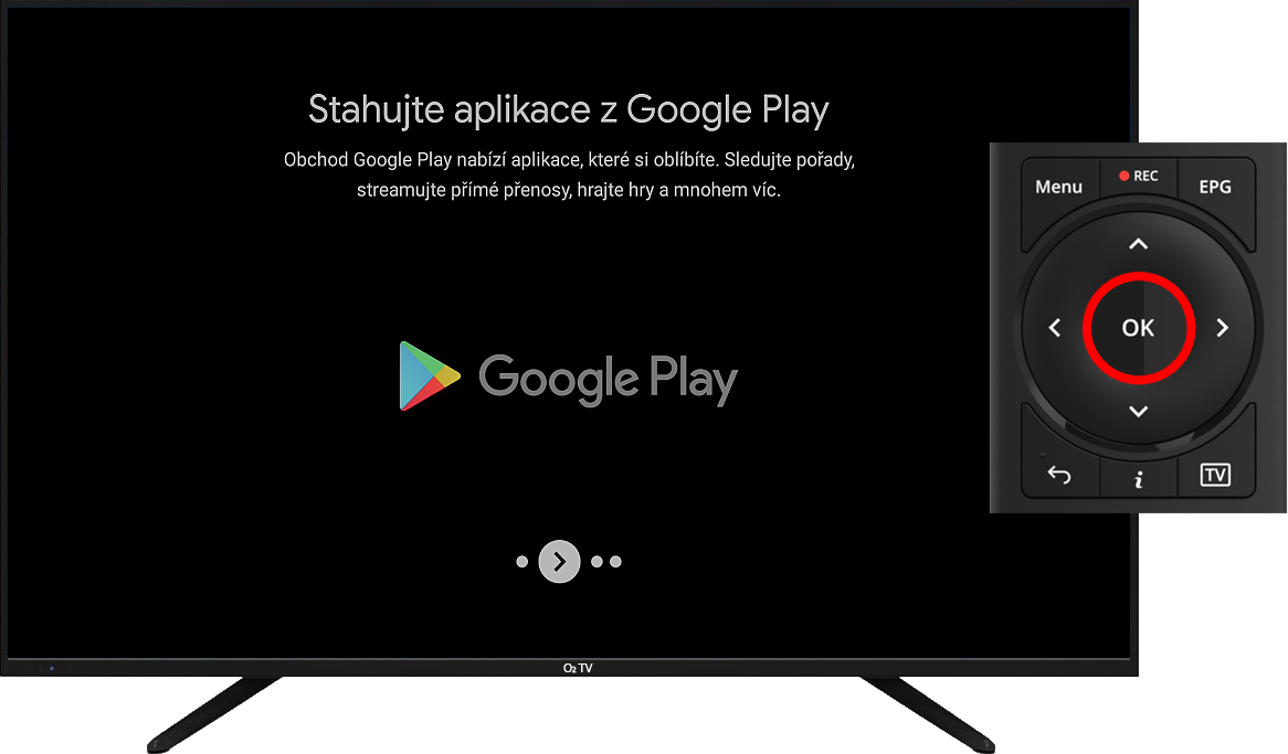 Druhá ukázka funkcí AndroidTV