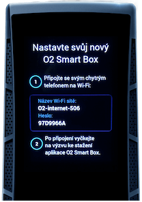 Název a heslo Smart Boxu
