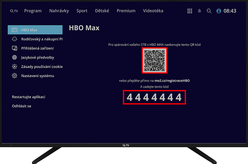 Jak naladit HBO Max na O2 TV?