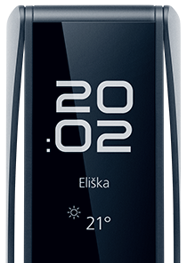 Rozsvícený displej O2 Smart Box