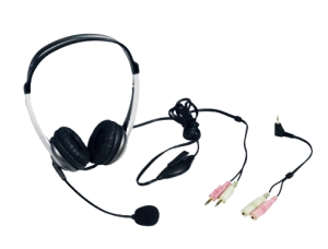 Náhlavní sluchátka CLA3 pro Clearsound CL 400, telefon pro neslyšící a nedoslýchavé