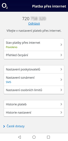 Hlavní menu
