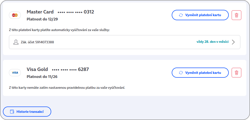 Jednorázová platba s uložením