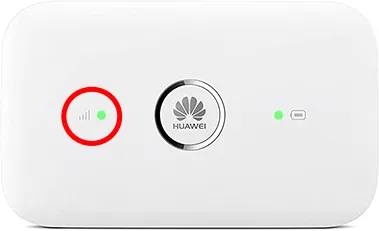 Modem Huawei E5573s kontrolky