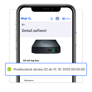 Prodloužená záruka O2 set-top boxu