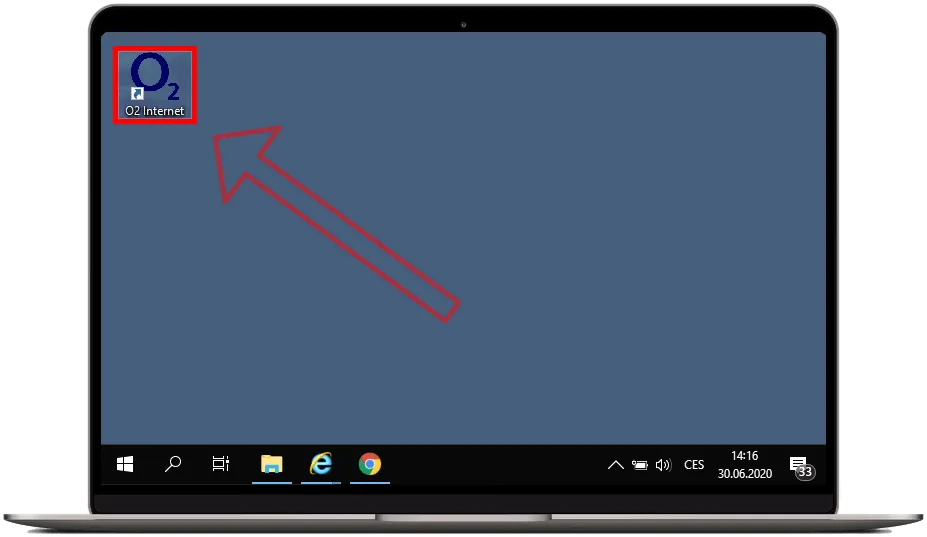 Ikona aplikace na ploše počítače