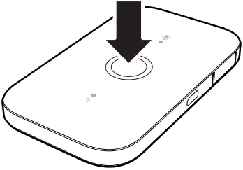 Podržení tlačítka na modemu dokud nezhasnou kontrolky