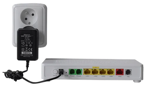 Správně zapojený router do sítě