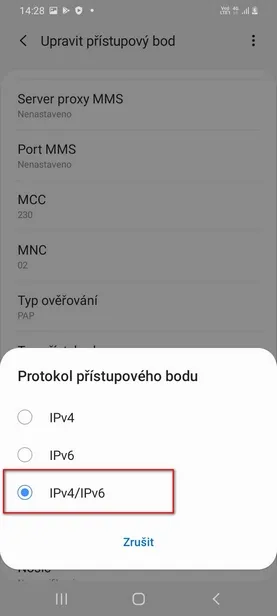 Přístupový bod IPv4/IPv6