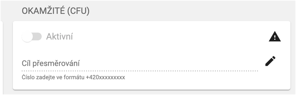 Okamžité přesměrování
