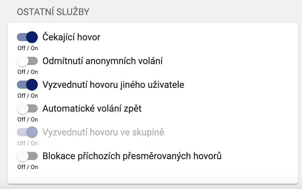 Ostatní služby