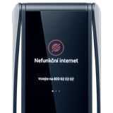 O2 Smart Box 2 displej s hláškou nefunkčního internetu