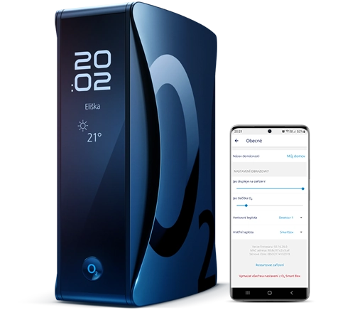 O2 Smart Box 2 s telefonem