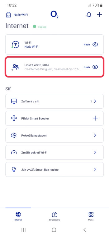 Označená Wi-Fi síť