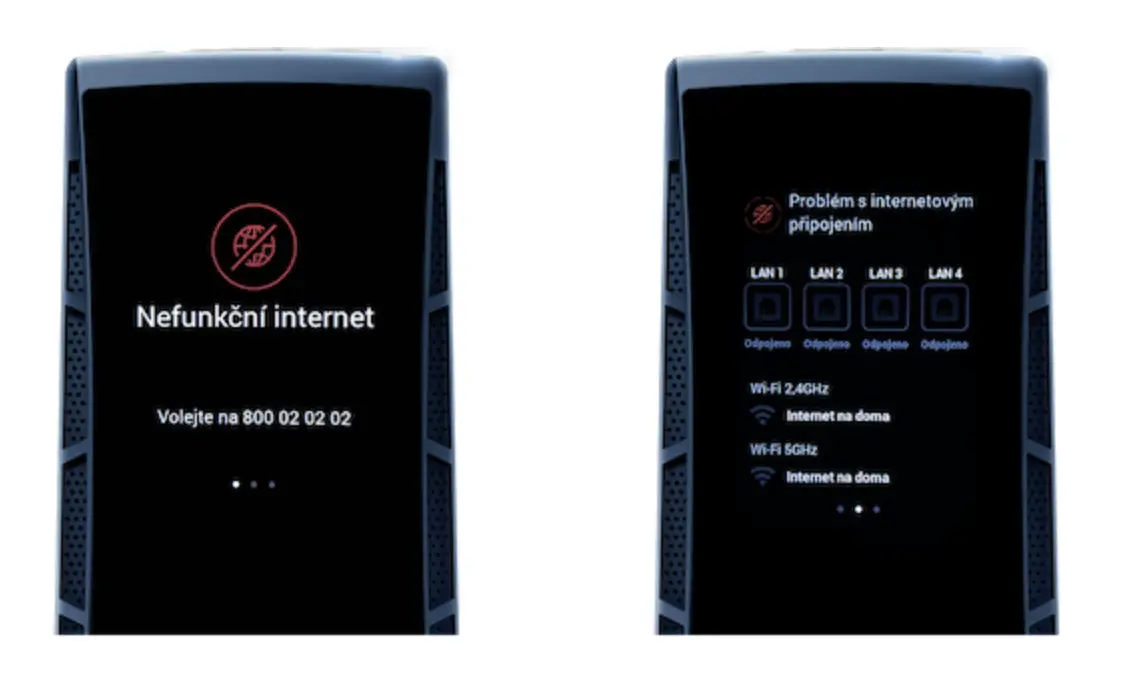 Nefunkční internet na O2 Smart Box