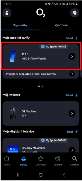 Řešené číslo v Moje O2