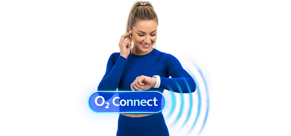 sportovkyně s chytrými hodinkami