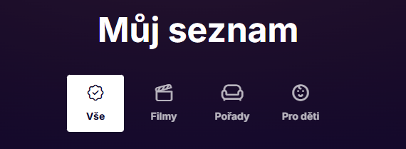 Můj seznam Oneplay