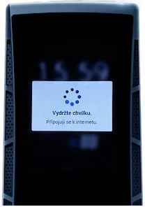 Informace na displeji O2 Smart Boxu