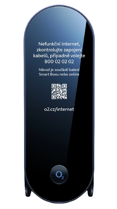 O2 Smart Box 3 - hláška nefunkčního internetu