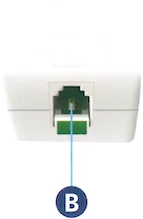 Zapojení modemu ZTE H267A s klasickou přípojkou