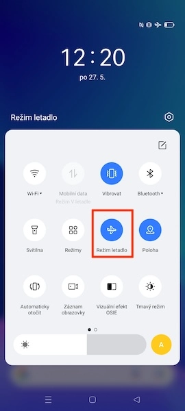 Režim letadlo