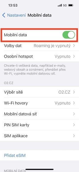 Mobilní data