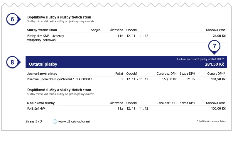 Vyúčtování strana 3