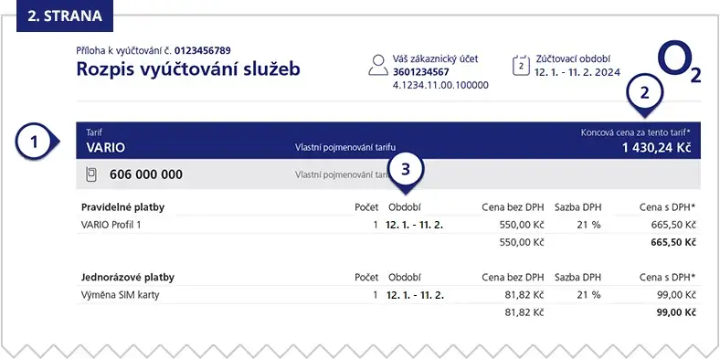 Vyúčtování strana 2