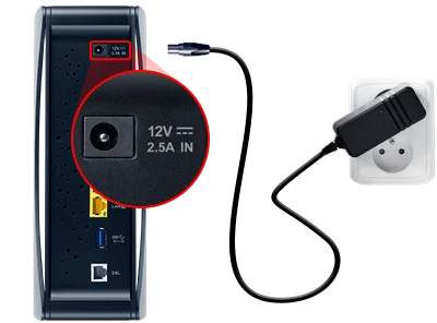 Napájení O2 Smart Boxu 2