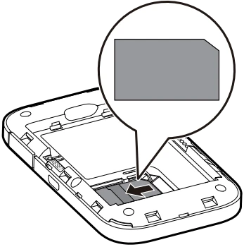 Vložení SIM karty do modemu