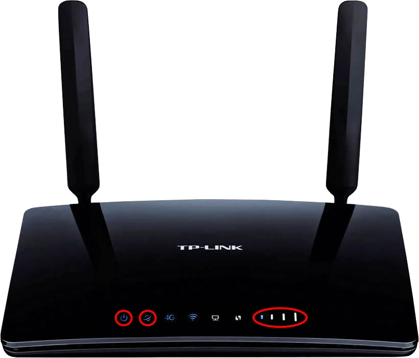 Kontola ikonek na modemu