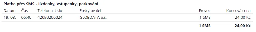 obrázek platba přes sms - jízdenky, vstupenky, parkování