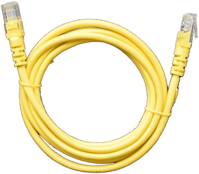 Ethernetový žlutý kabel LAN
