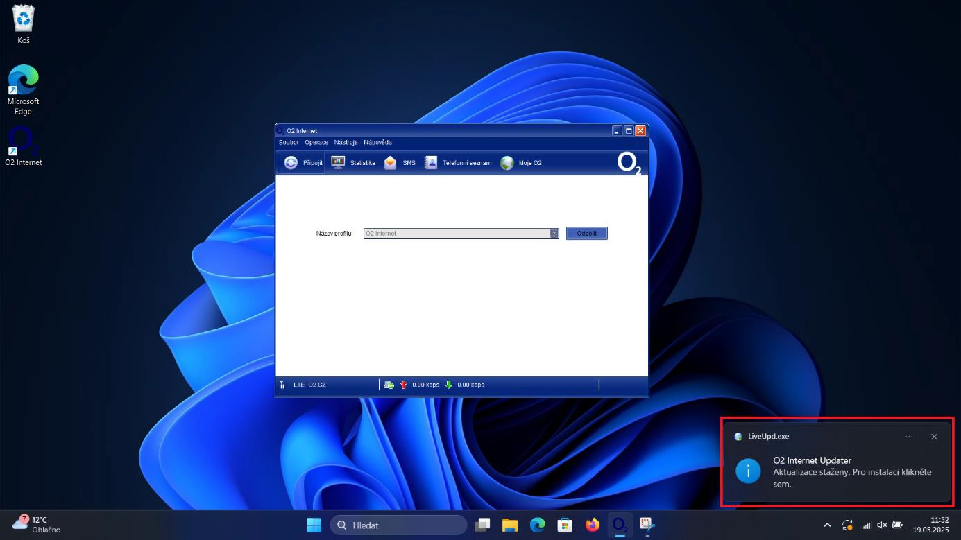 Aktualizace modemu Huawei E3372H krok 5