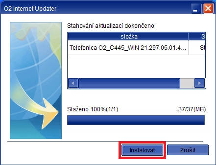 Aktualizace modemu Huawei E3372H krok 7