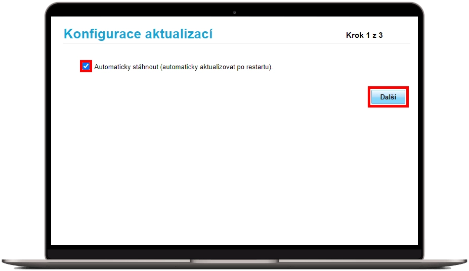 Konfigurace aktualizací