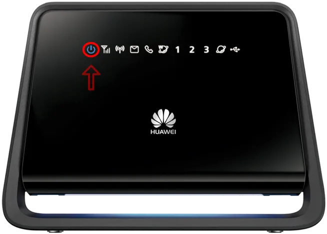 kontrolka power svítí