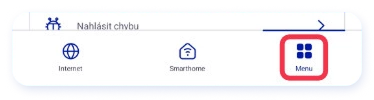 Sekce Menu