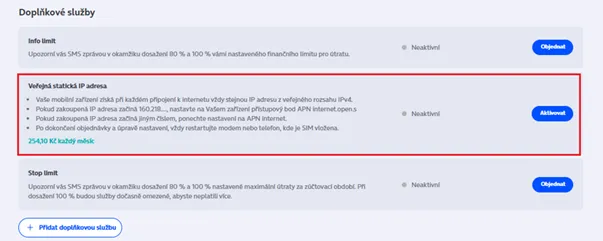 verejna staticka IP adresa