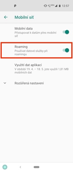 Datový roaming