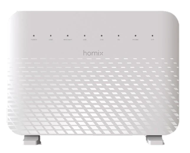 Čelní pohled na modem O₂ Optic Box (ZTE H6645P)