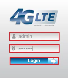 Přihlášení do konfigurace antény