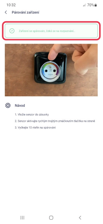 Spárování chytré zásuvky a O2 Smart Boxu