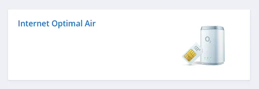 obrázek Internet optimal air sd karta