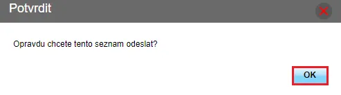 Potvrzení uložení mapování portů