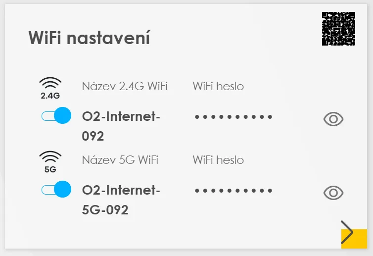 Nastaveni wifi