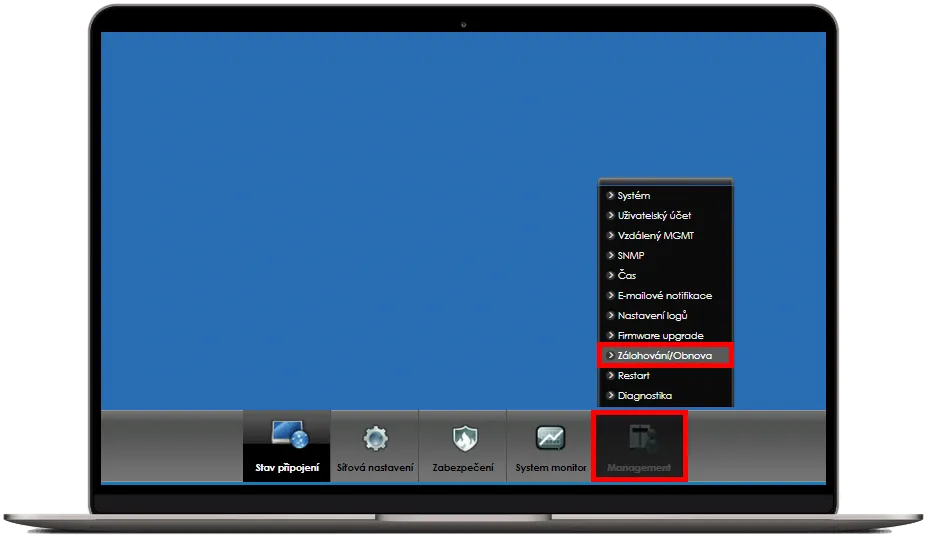 Zálohování/Obnova
