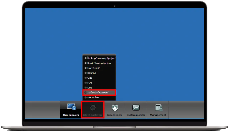 Slučování rozhraní